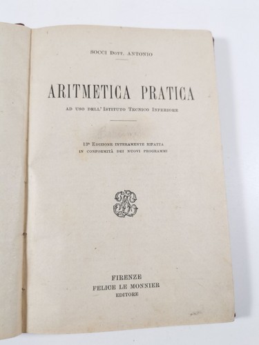 Aritmetica pratica socci - pratica,
