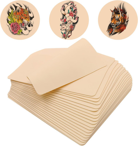 12pz pelle finta per tatuaggi - finta,